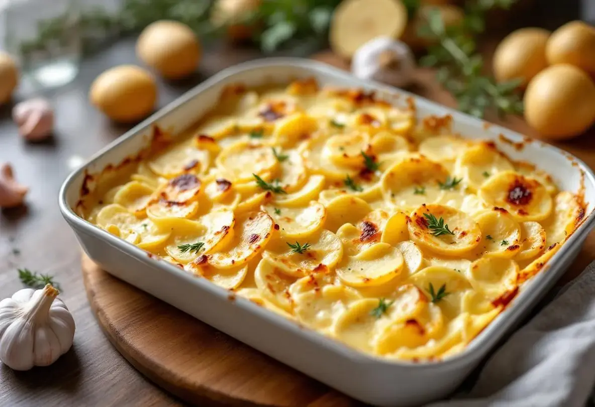 J’ai un accompagnement qui fait toujours sensation : le gratin dauphinois, à préparer la veille sans stress !