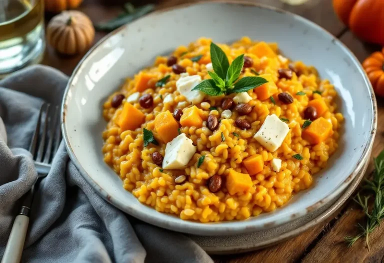 « Je ne pensais pas que c'était si facile » : ce risotto ultra crémeux au chèvre et potimarron est prêt en 15 minutes