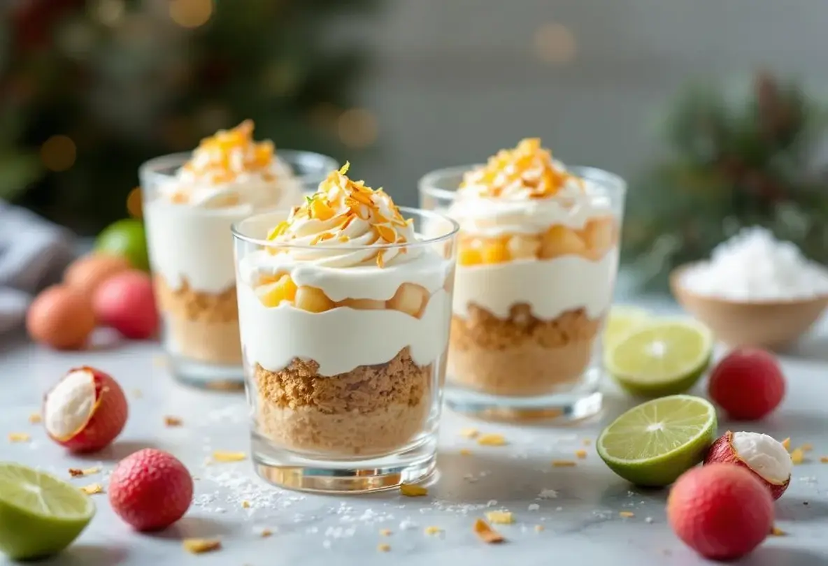Un tiramisu litchi-coco prêt en 5 minutes : une fraîcheur exotique ultra savoureuse à servir tout l’hiver !